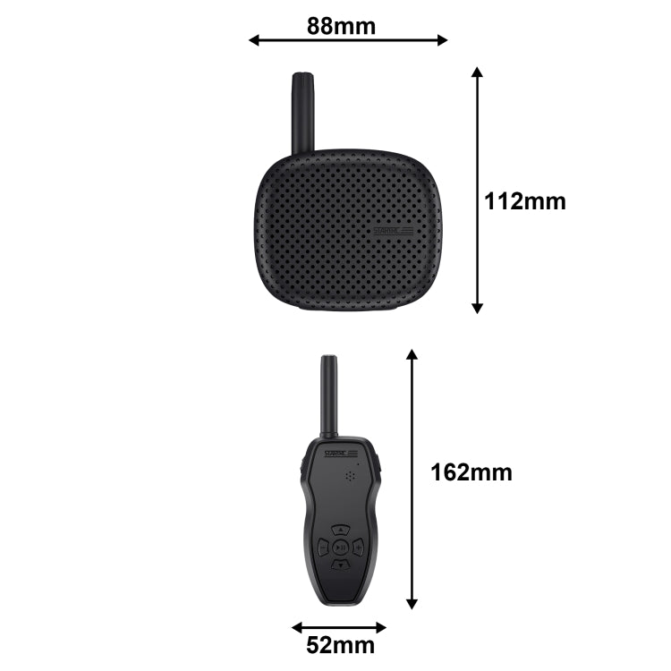 STARTRC Drone Megaphone Wireless Portable Speaker 3KM Control for DJI Mavic / Air / Mini Series, 3KM Control STARTRC Drone Megaphone Wireless Portable Speaker 3KM Control for DJI Mavic / Air / Mini Series, 3KM Control